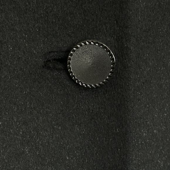 Vintage Union Made H. Liebes San Francisco Black French Wool Swing Coat - Picture 6 of 16